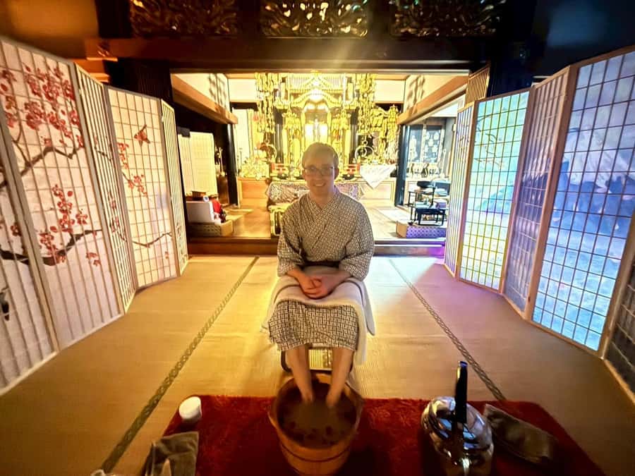 Osaka Temple Cool Foot Bath & Matcha Experience〈45min〉 - What the hosts add to the experience