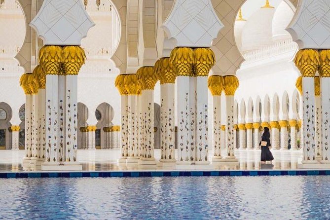 Private Abu Dhabi Sheikh zayed mosque with Louver Museum & Emirates Place Tea - Emirates Palace for coffee or tea
