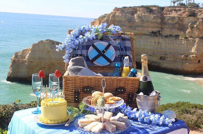Private Luxury Clifftop High Tea Picnic Algarve Portugal - Meeting in Lagoa Near Portimão