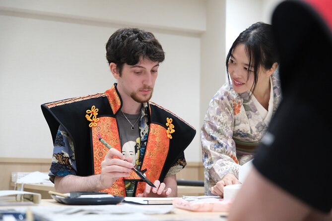 Samurai dress-up and shows, plus Tea Ceremony & Calligraphy - Tea ceremony: a quieter change of pace