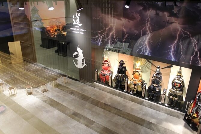 Samurai dress-up and shows, plus Tea Ceremony & Calligraphy - Trying Japanese calligraphy
