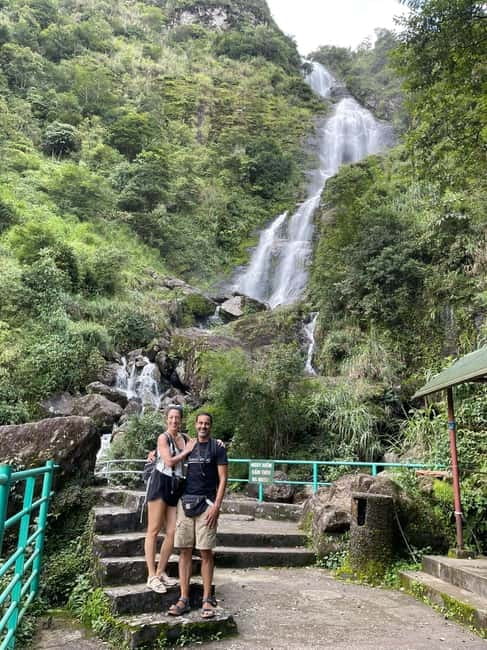 Sapa to Waterfall, Green Tea Farm with motorbike driver - The day in brief