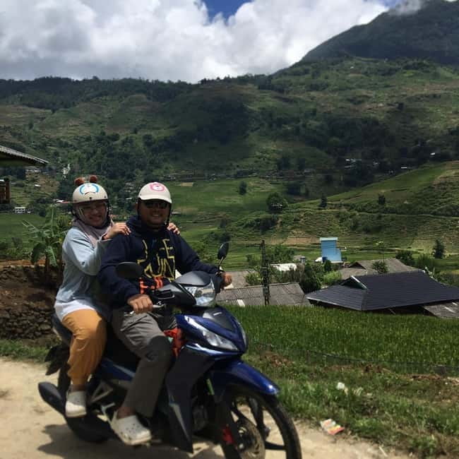 Sapa to Waterfall, Green Tea Farm with motorbike driver - What the $85 price covers
