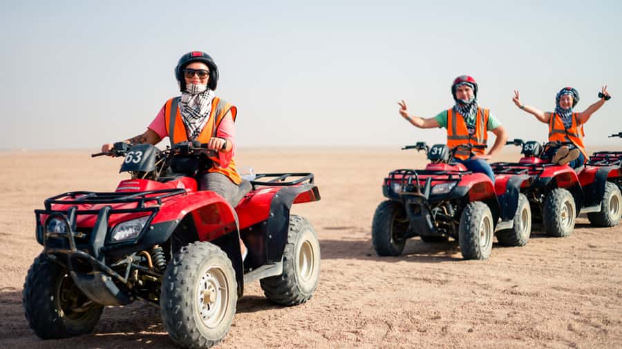 Sharm El Sheikh: Quad Biking trip with Authentic Bedouin Tea - Safety, comfort, and practical preparation