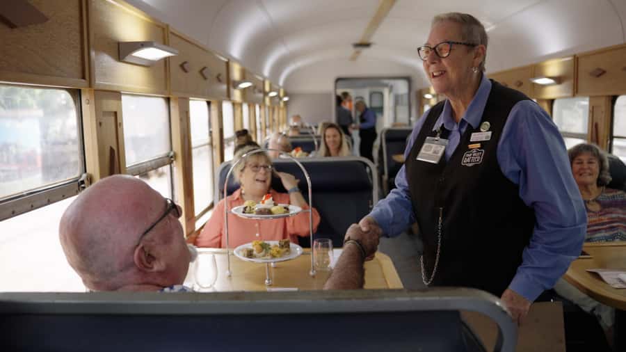 Sunshine Coast:Silver Bullet High Tea at Mary Valley Rattler - Starting at Gympie Historic Station