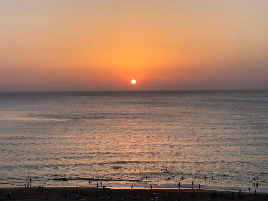 Tangier: Sunset, Tea, Sweets, Camel Ride, and Hercules Caves - The sunset camel ride on Tangier’s beach