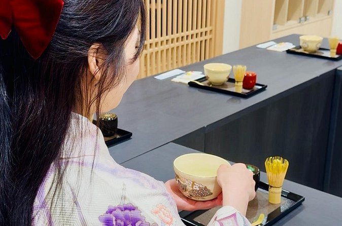 Tea and Calligraphy Session at a Table in Osaka - Who will enjoy this most?