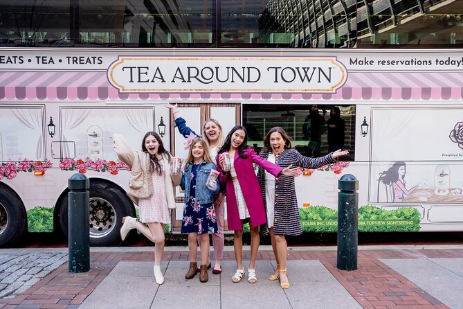 Tea Around Town: A Charming Tea Experience in Philadelphia - Tea, treats, and the pink bus