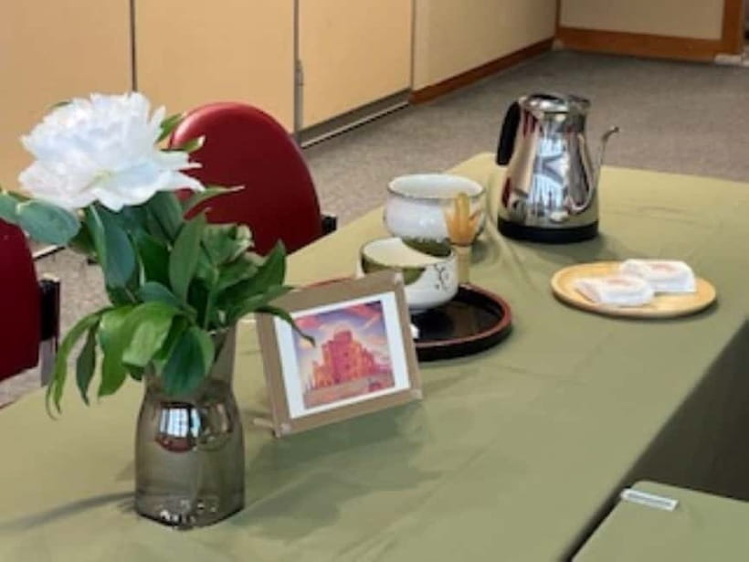 Tea Ceremony Experience near Atomic Bomb Dome - Choosing a sweet before the tea begins