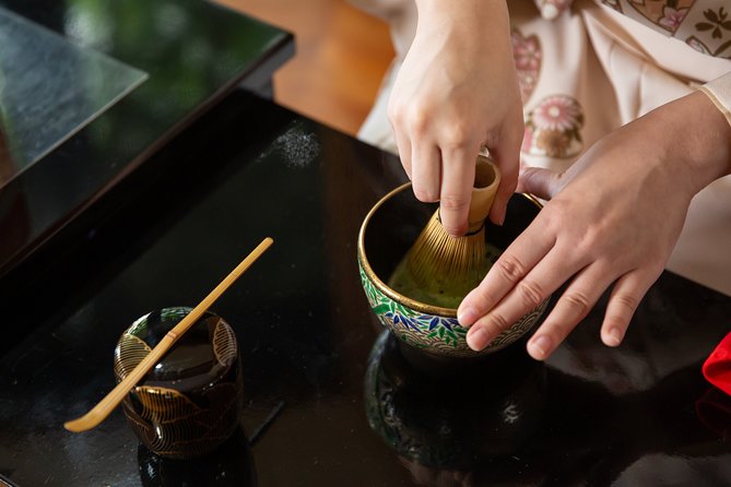 Tea ceremony experience with simple kimono in Okinawa - Sweets first, bitter tea afterward