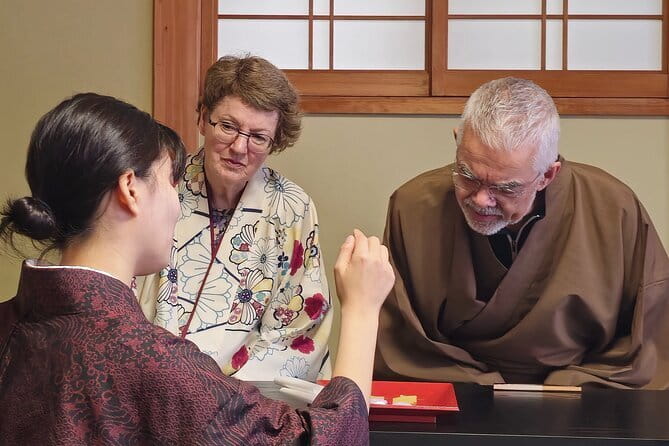 Tea Ceremony in 150 Years Old Townhouse with Tables and Chairs - Arriving in Ninenzaka for a traditional tea lesson