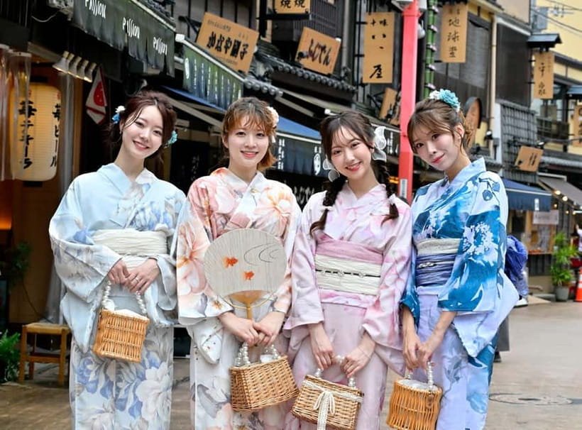 Tokyo: Asakusa Kimono Dressing and Matcha Experience - Walking Asakusa in Traditional Dress