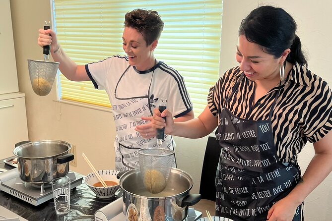 Tokyo Small-Group Ramen, Gyoza & Matcha Class with a Pro Chef - Preparing matcha with seasonal Japanese sweets