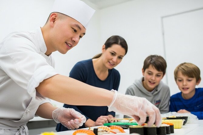 Tokyo Sushi Making Class : Sake Ceremony & Matcha Experience - Making six to 12 pieces at your own level