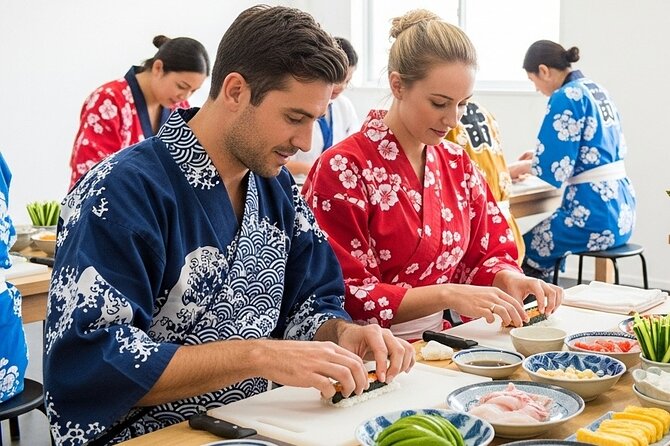 Tokyo Sushi Making Class : Sake Ceremony & Matcha Experience - Group size, pace, and the practical details