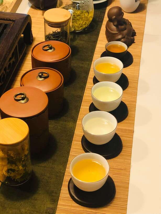 Traditional Chinese Tea Ceremony Experience - The first tasting: smelling the leaves before brewing
