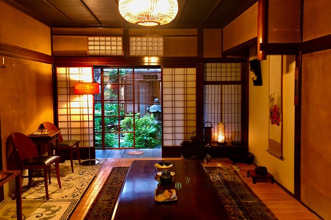 Traditional Japanese Tea Ceremony at Master's Private Tea Room - The Former Clinic and Its Unusual Layout