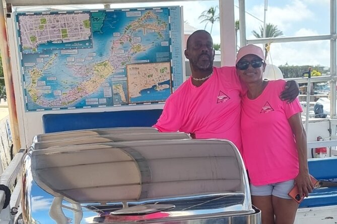 Twisted Tea Pontoon Party Boat in beautiful Bermuda - Cruising through the Royal Naval Dockyard