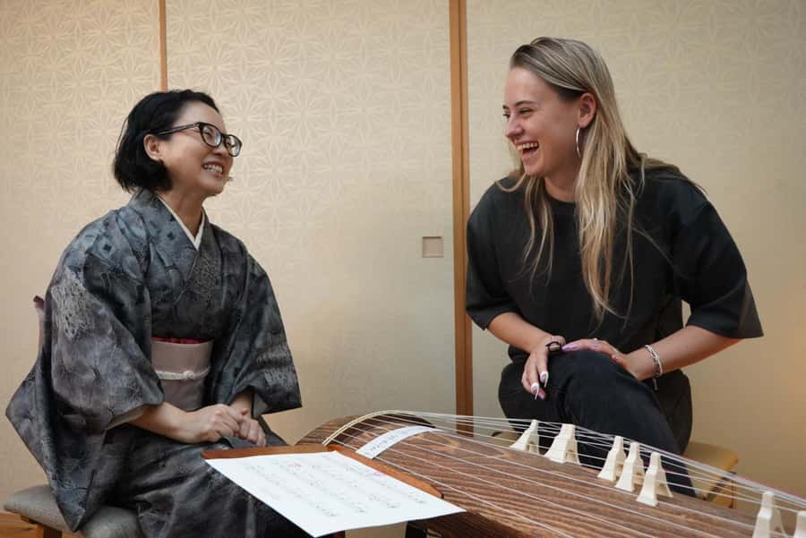 Visit local home for music and tea ceremony near Disney - Optional yukata dressing and photographs