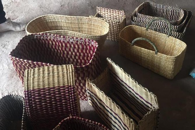Visit the Oasis & Tea at the basket maker. - Tea and rush weaving at the family workshop