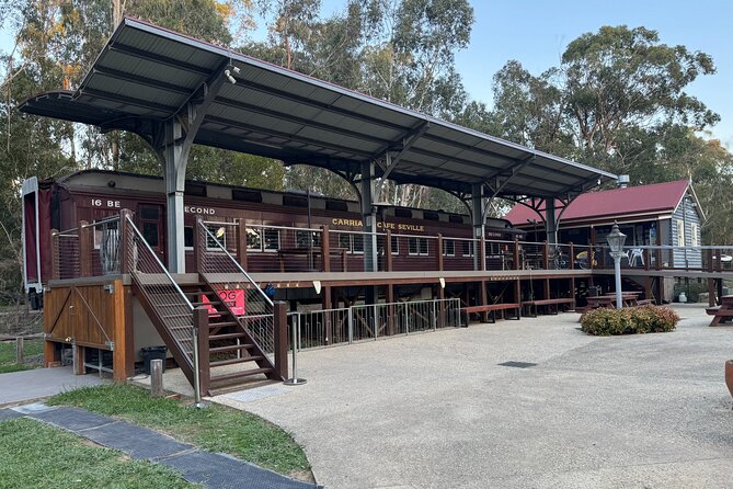 Yarra Valley Foodie Tour, Devonshire Tea, Cheese and Chocolate - Devonshire tea in a historic carriage at Seville