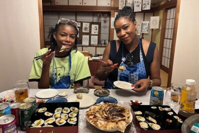 Sushi & Gyoza Cooking with Matcha & GreenTea Experience